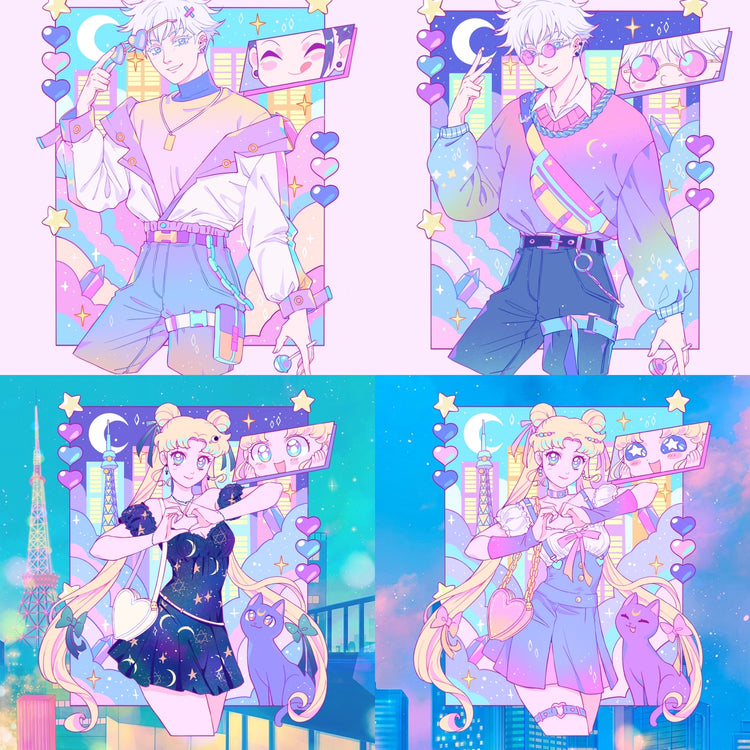 Modern Kawaii Sorcerer and Usagi