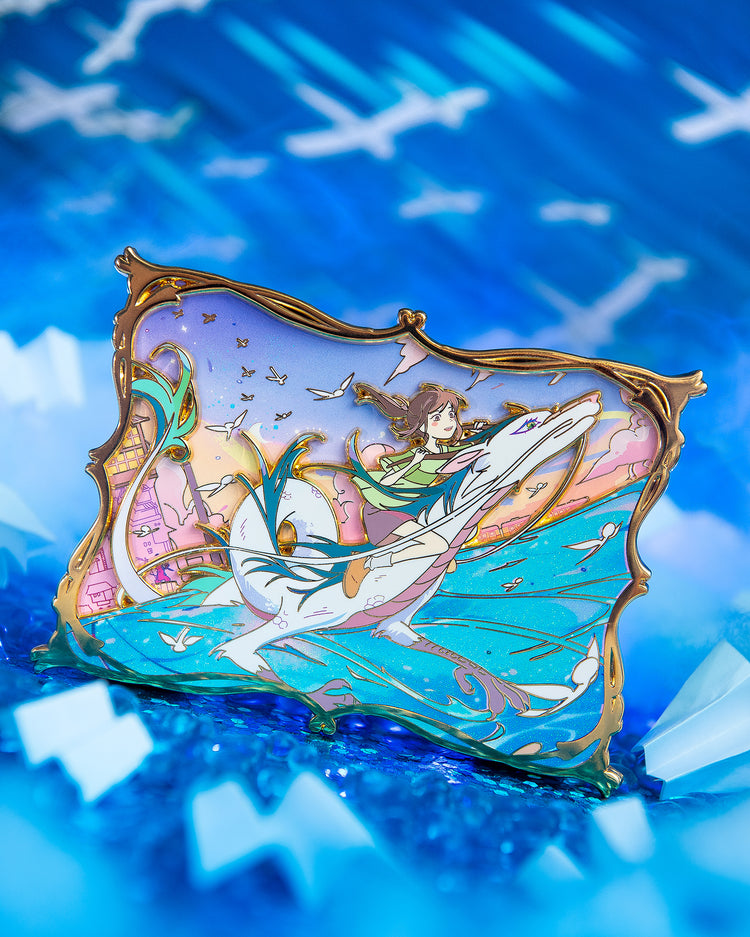 Spirited Frame Pin on Pin