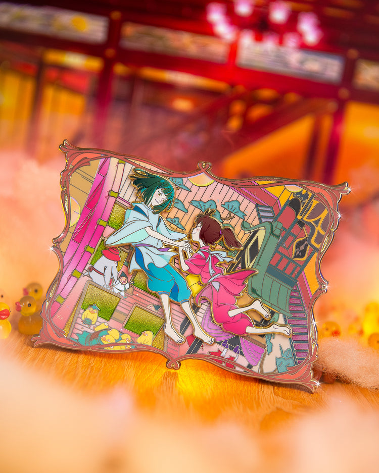 Spirited Frame Pin on Pin