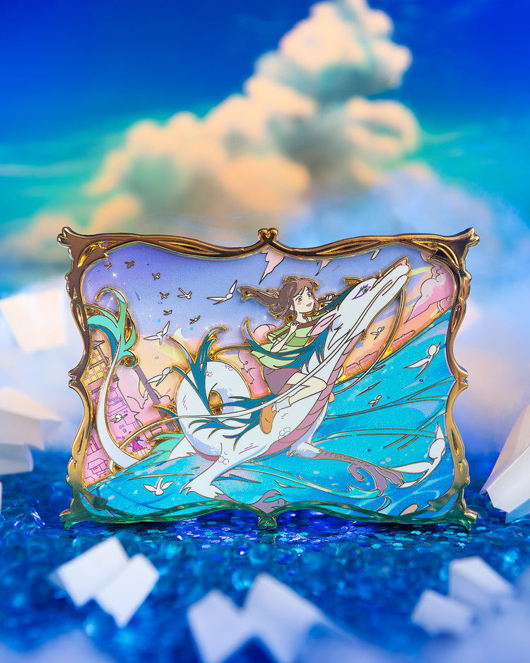 Spirited Frame Pin on Pin